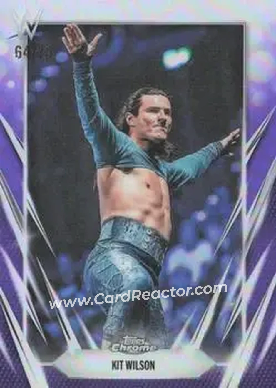 2026 Topps Chrome WWE - Purple Refractor #78 - Kit Wilson - Front 2026 Topps Chrome WWE - Purple Refractor #78 - Kit Wilson - Front
