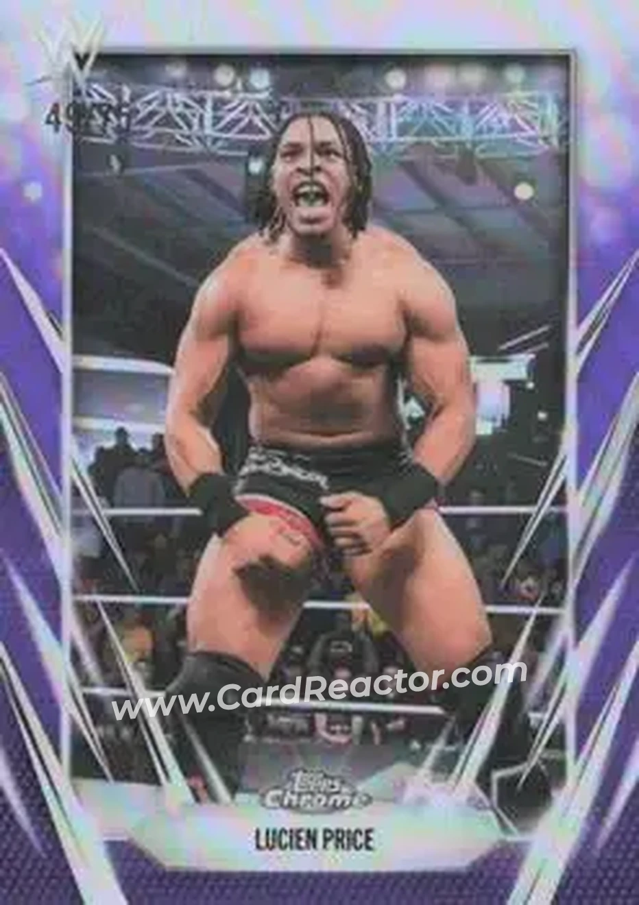 2026 Topps Chrome WWE - Purple Refractor #107 - Lucien Price - Front