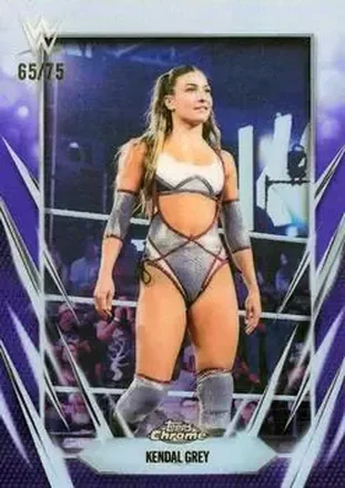 2026 Topps Chrome WWE - Purple Refractor #148 - Kendal Grey