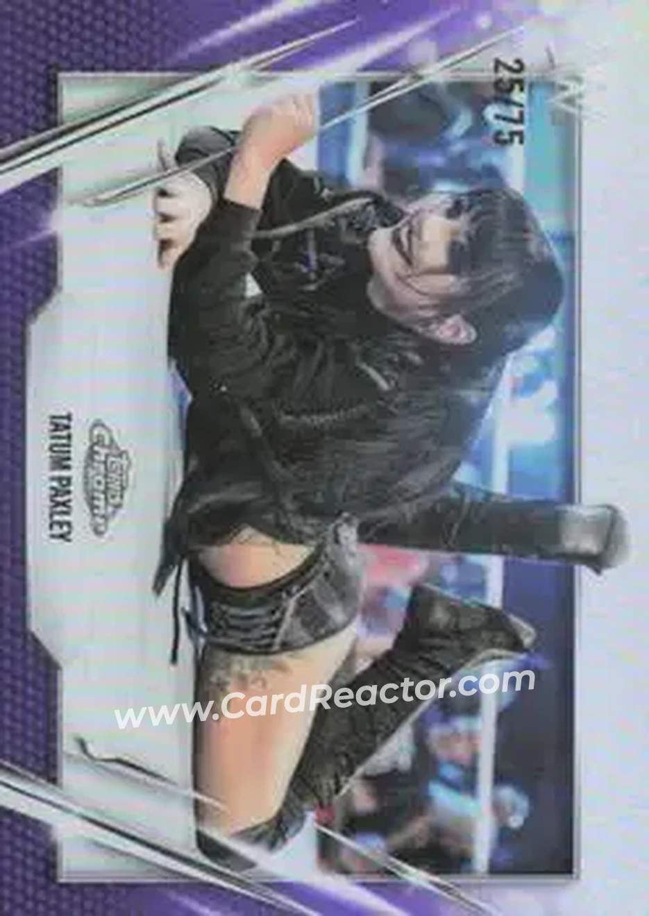 2026 Topps Chrome WWE - Purple Refractor #191 - Tatum Paxley - Front