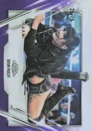 2026 Topps Chrome WWE - Purple Refractor #191 - Tatum Paxley