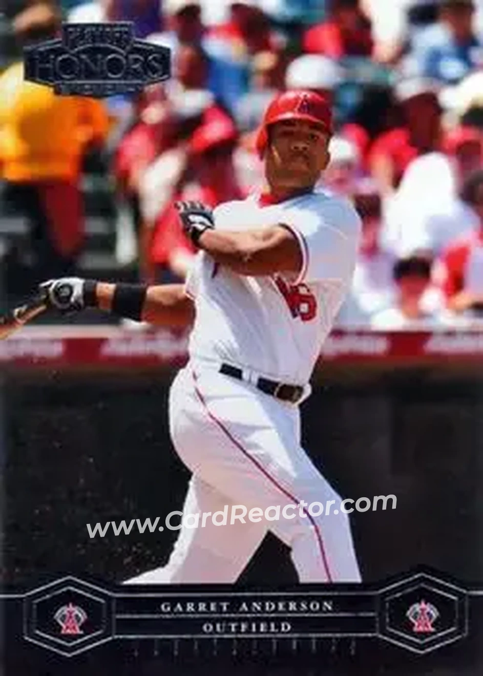 2004 Playoff Honors #2 - Garret Anderson - Anaheim Angels - Front