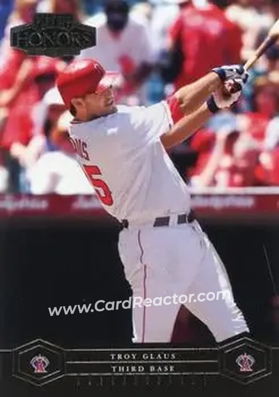 2004 Playoff Honors #4 - Troy Glaus - Anaheim Angels - Front