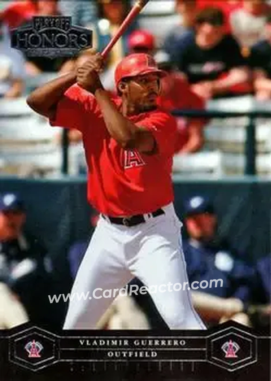 2004 Playoff Honors #5 - Vladimir Guerrero - Anaheim Angels - Front