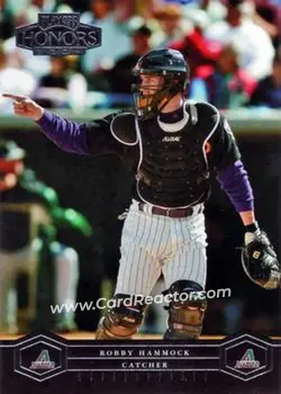 2004 Playoff Honors #11 - Robby Hammock - Arizona Diamondbacks - Front