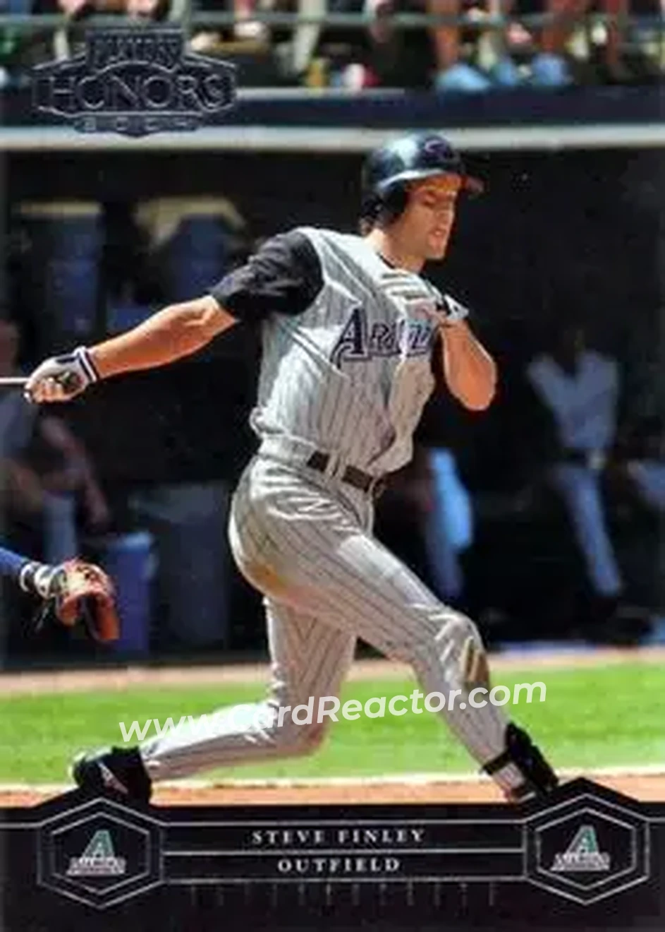2004 Playoff Honors #14 - Steve Finley - Arizona Diamondbacks - Front
