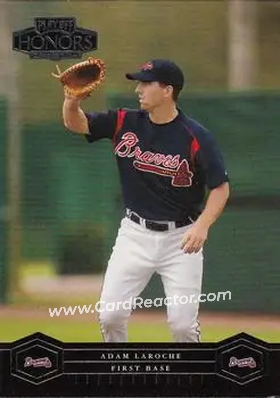 2004 Playoff Honors #15 - Adam LaRoche - Atlanta Braves - Front