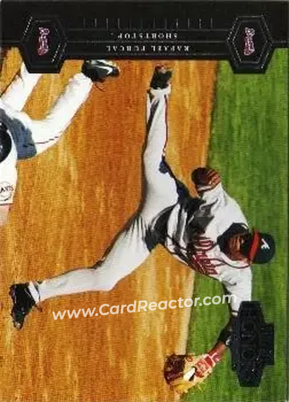 2004 Playoff Honors #23 - Rafael Furcal - Atlanta Braves - Front