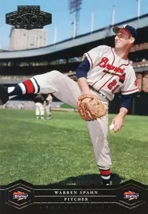 2004 Playoff Honors #24 - Warren Spahn - Milwaukee Braves