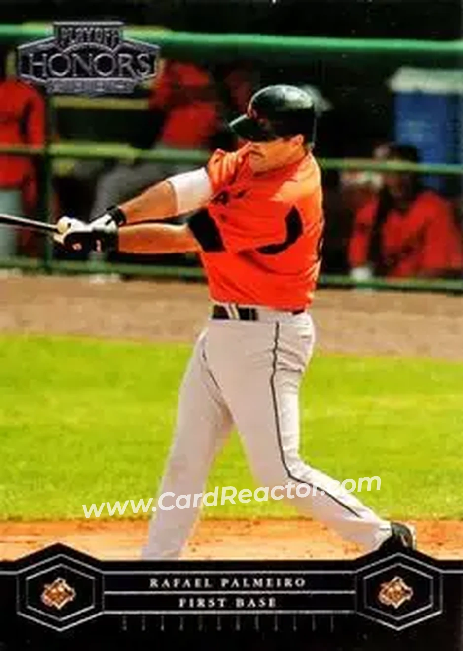 2004 Playoff Honors #32 - Rafael Palmeiro - Baltimore Orioles - Front