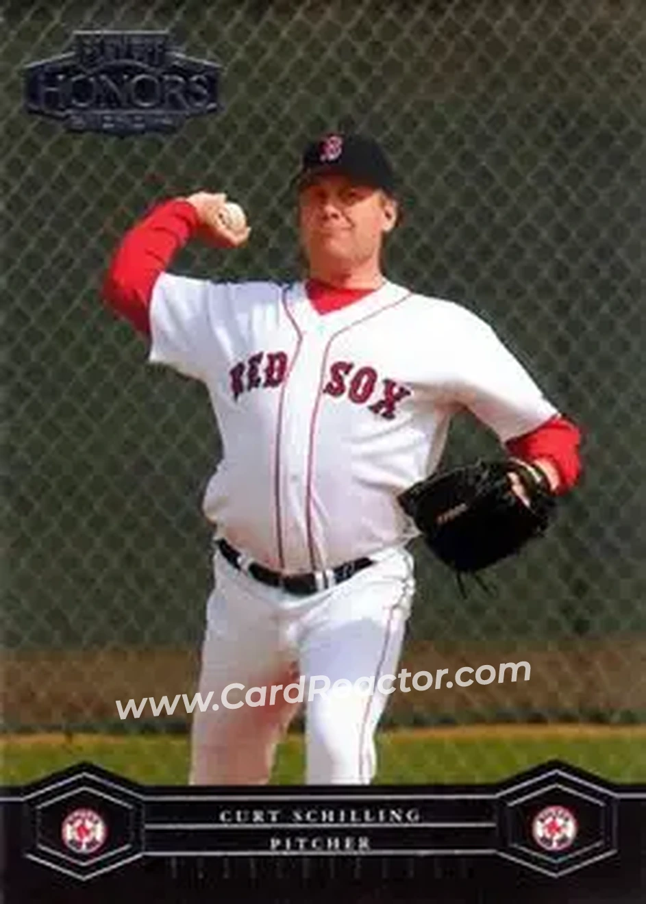2004 Playoff Honors #34 - Curt Schilling - Boston Red Sox - Front