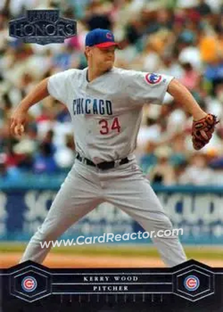 2004 Playoff Honors #47 - Kerry Wood - Chicago Cubs - Front