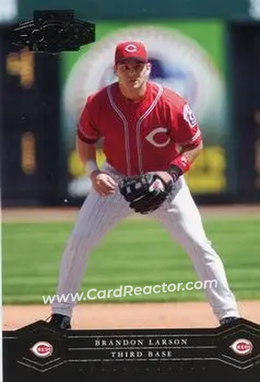 2004 Playoff Honors #59 - Brandon Larson - Cincinnati Reds - Front