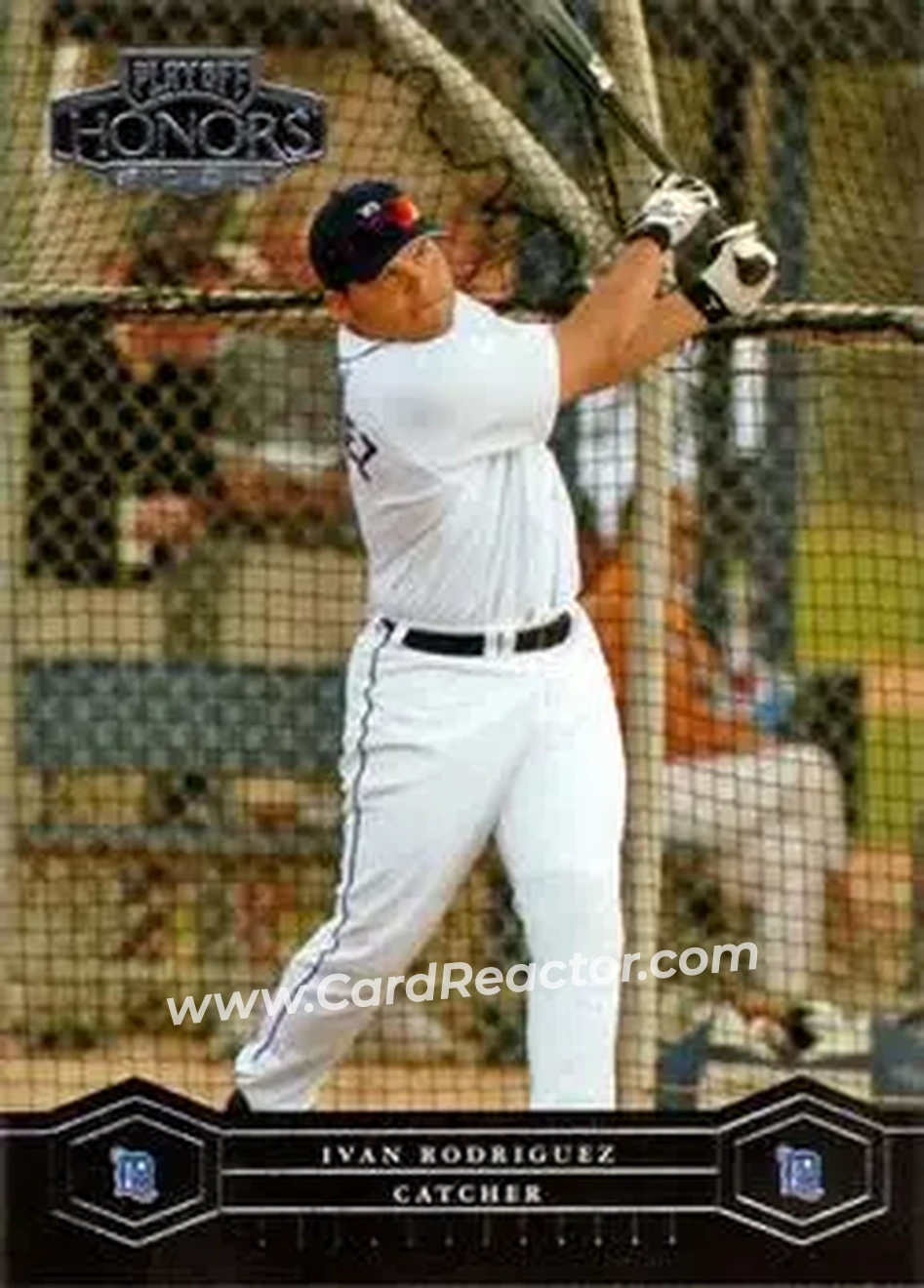 2004 Playoff Honors #76 - Ivan Rodriguez - Detroit Tigers - Front