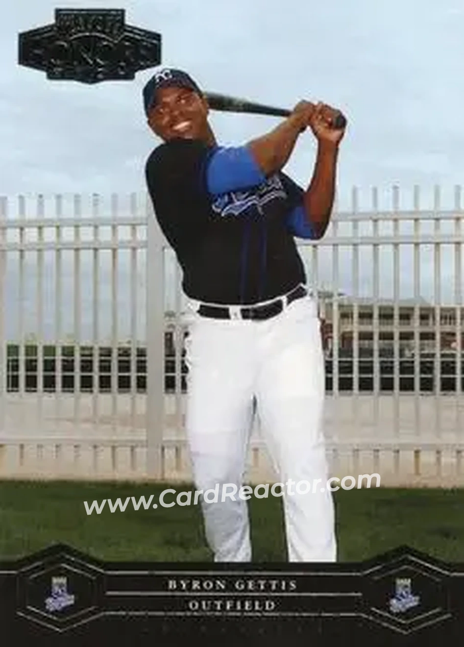 2004 Playoff Honors #96 - Byron Gettis - Kansas City Royals - Front
