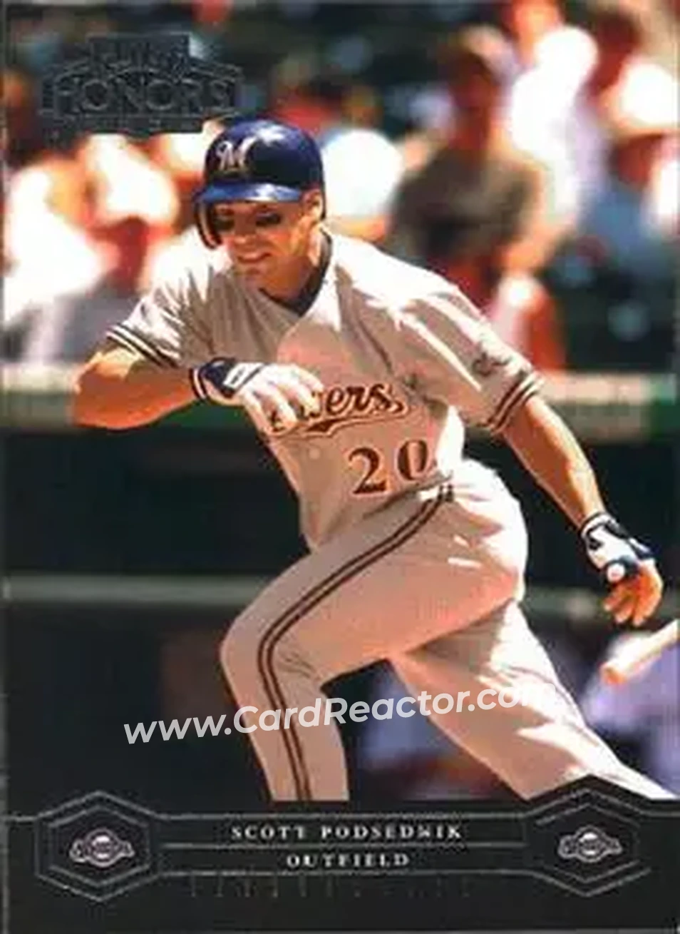 2004 Playoff Honors #112 - Scott Podsednik - Milwaukee Brewers - Front
