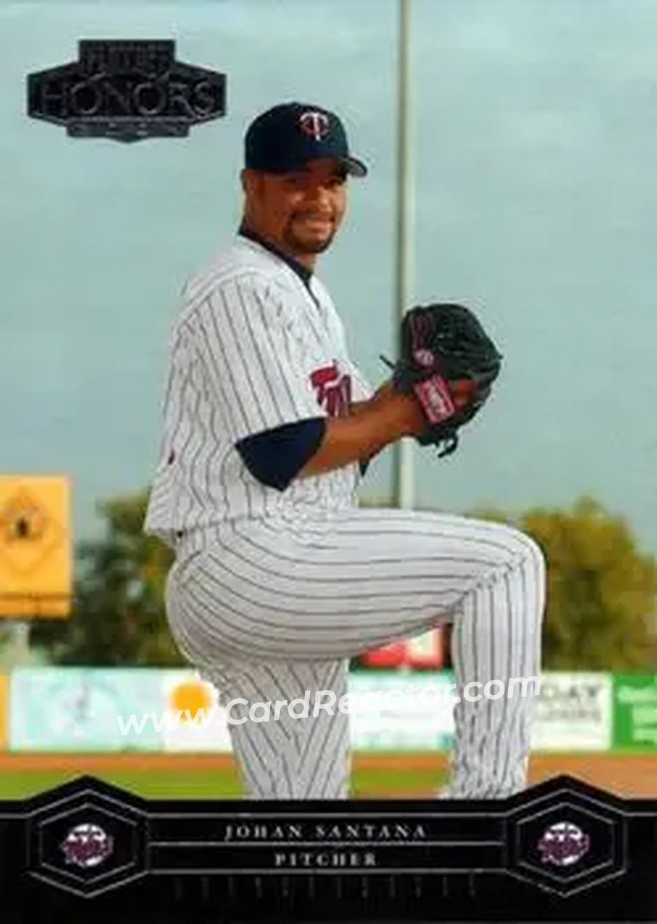 2004 Playoff Honors #116 - Johan Santana - Minnesota Twins - Front