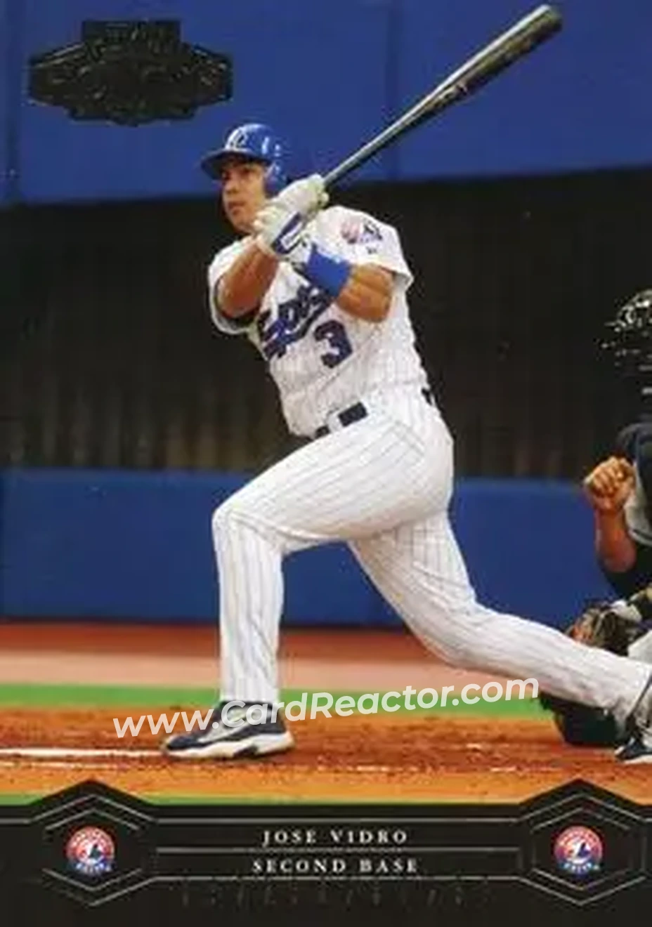 2004 Playoff Honors #120 - Jose Vidro - Montreal Expos - Front