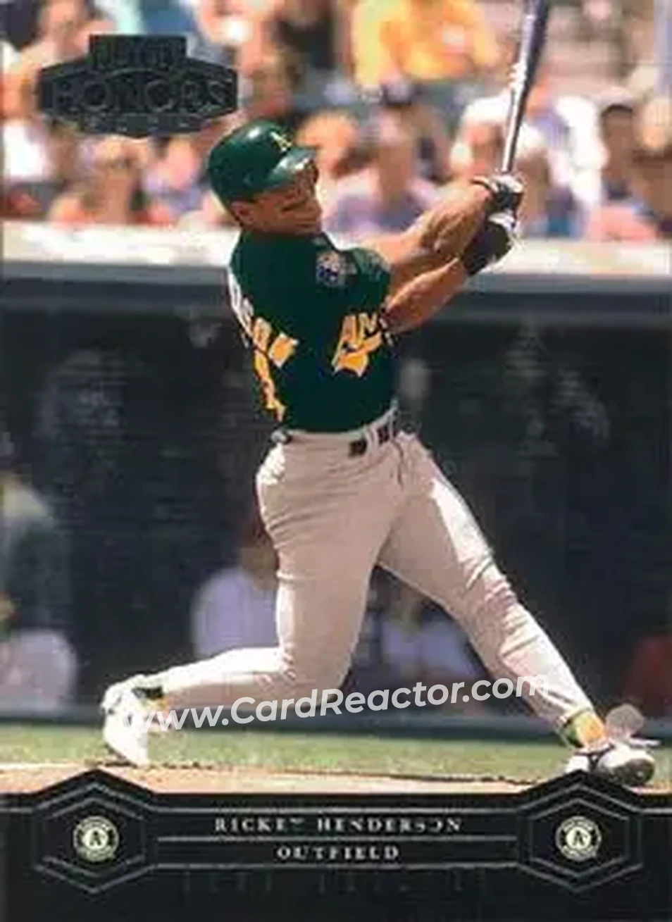 2004 Playoff Honors #149 - Rickey Henderson - Oakland Athletics - Front 2004 Playoff Honors #149 - Rickey Henderson - Oakland Athletics - Front
