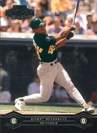 2004 Playoff Honors #149 - Rickey Henderson - Oakland Athletics