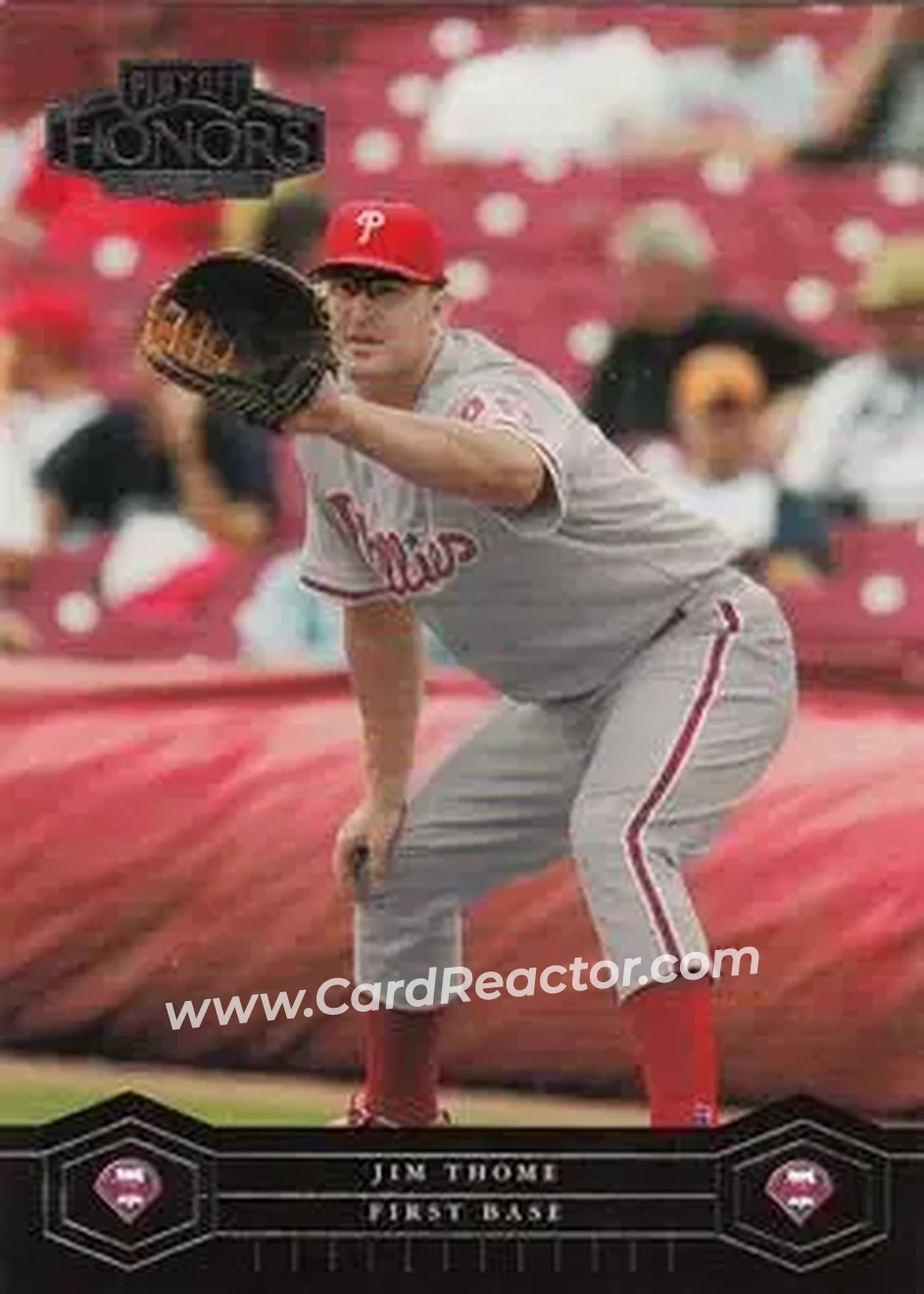 2004 Playoff Honors #152 - Jim Thome - Philadelphia Phillies - Front