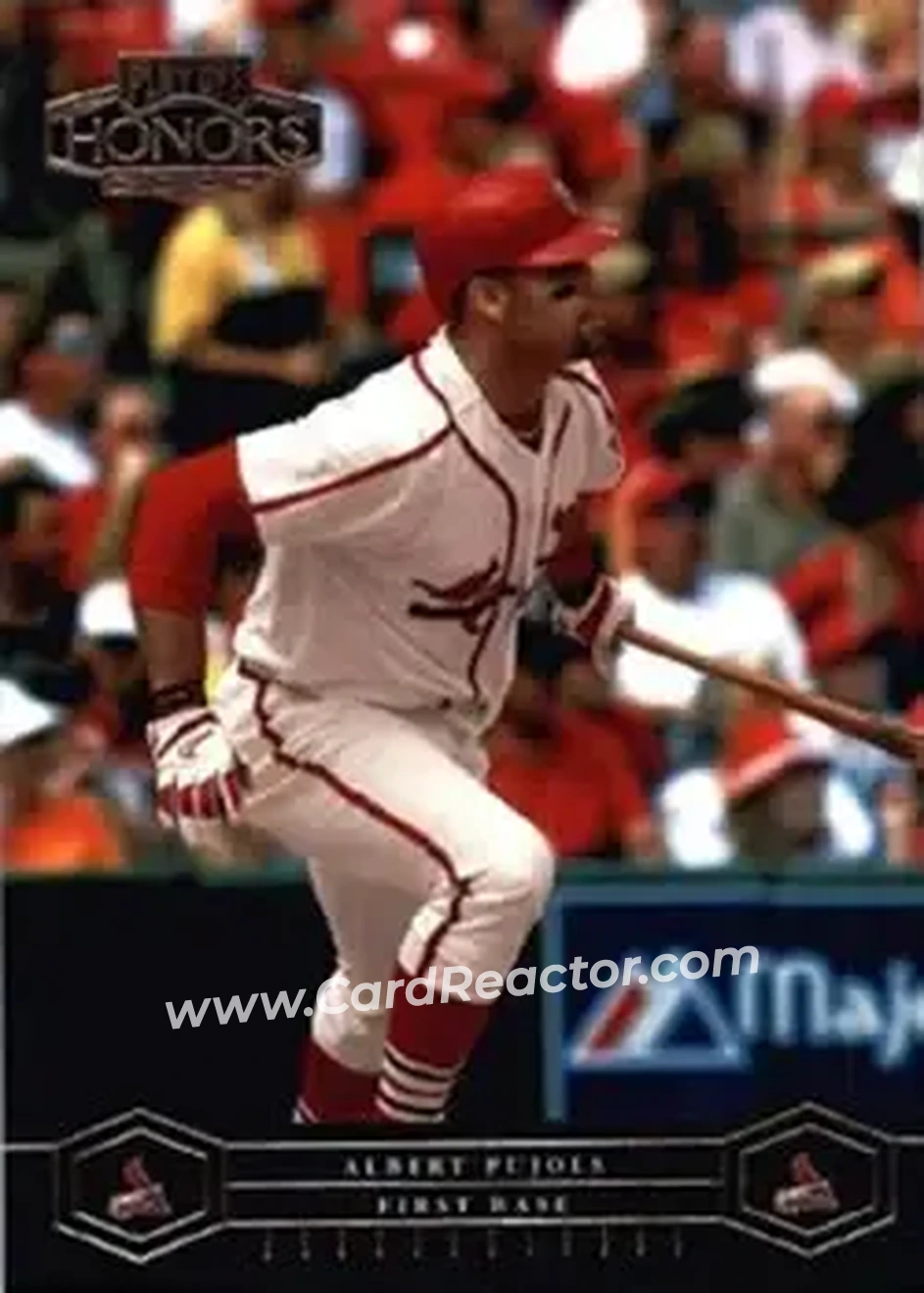 2004 Playoff Honors #177 - Albert Pujols - St. Louis Cardinals - Front 2004 Playoff Honors #177 - Albert Pujols - St. Louis Cardinals - Front