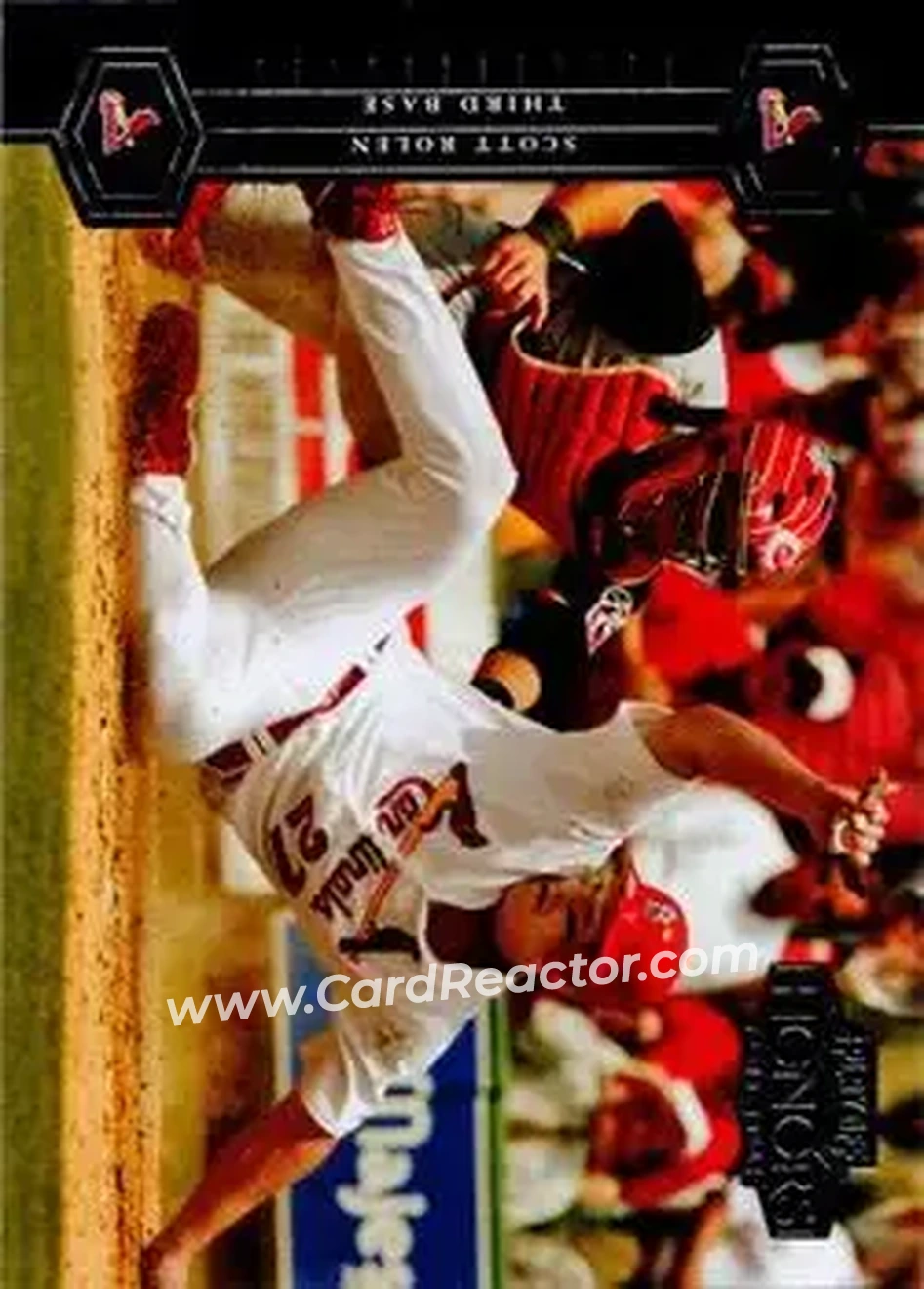 2004 Playoff Honors #182 - Scott Rolen - St. Louis Cardinals - Front