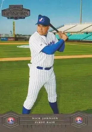 2004 Playoff Honors #121 - Nick Johnson - Montreal Expos