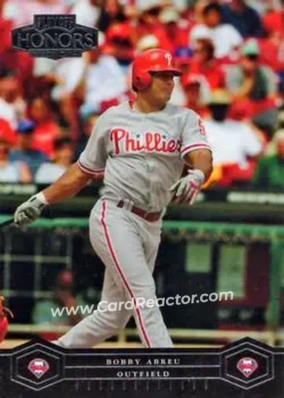 2004 Playoff Honors #151 - Bob Abreu - Philadelphia Phillies - Front