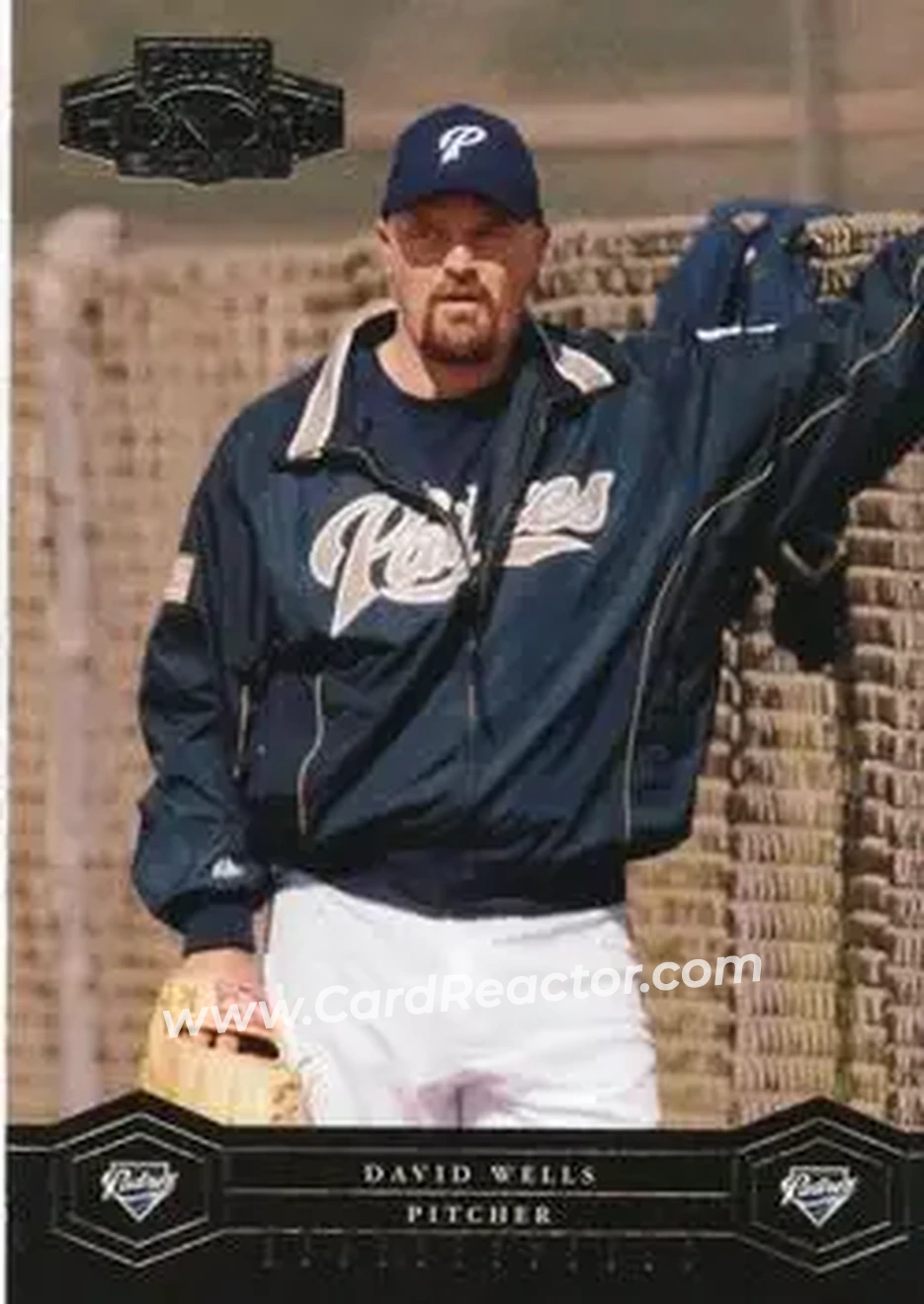 2004 Playoff Honors #160 - David Wells - San Diego Padres - Front