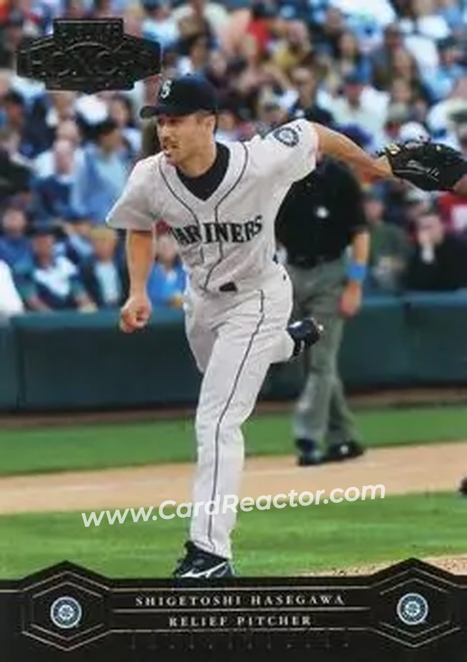 2004 Playoff Honors #176 - Shigetoshi Hasegawa - Seattle Mariners - Front 2004 Playoff Honors #176 - Shigetoshi Hasegawa - Seattle Mariners - Front