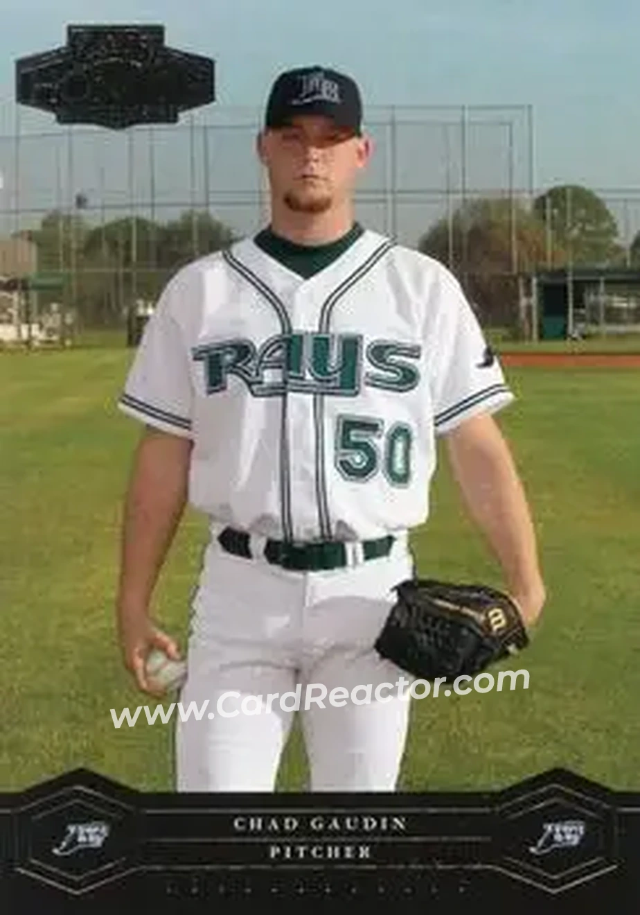 2004 Playoff Honors #185 - Chad Gaudin - Tampa Bay Devil Rays - Front