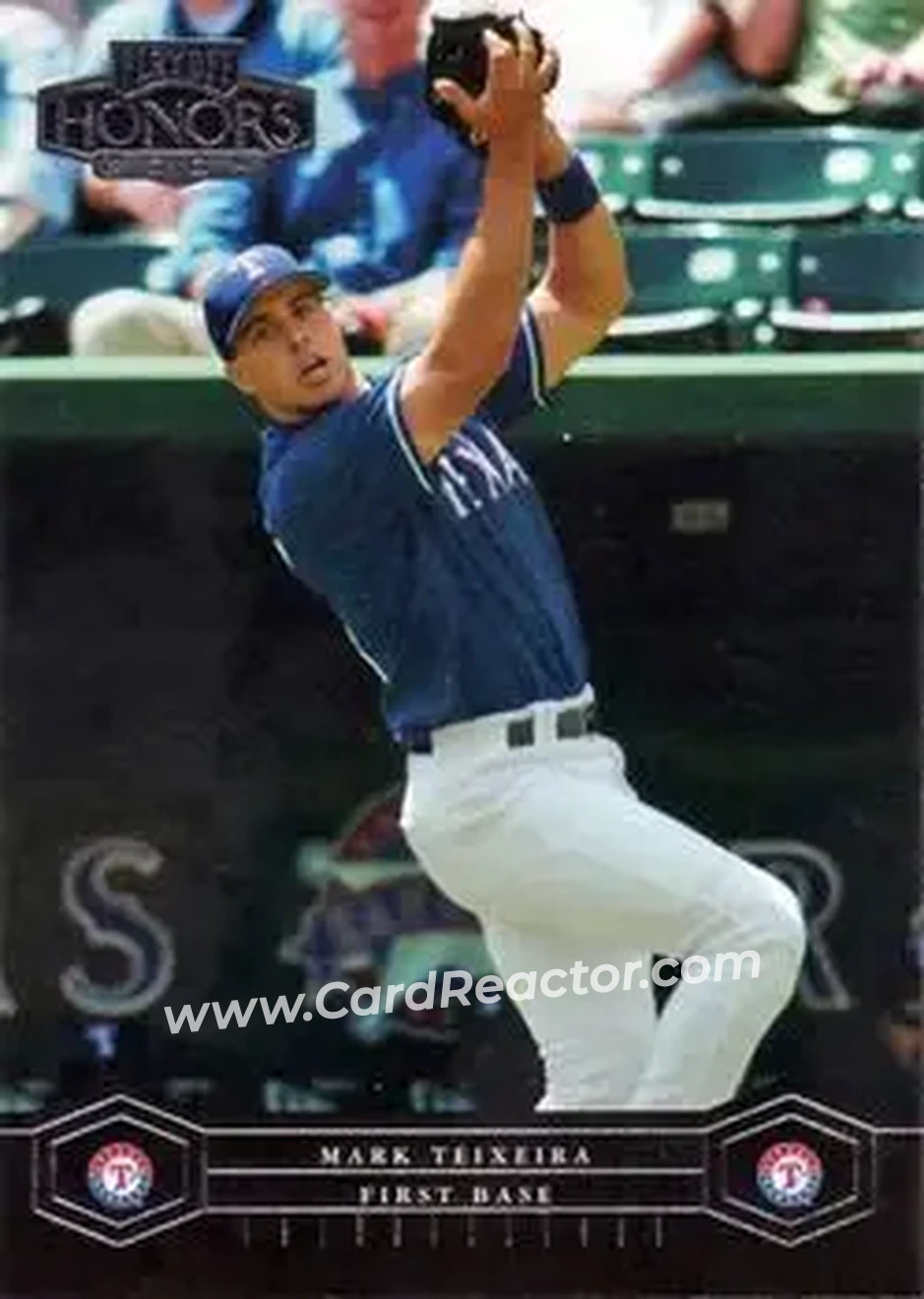 2004 Playoff Honors #191 - Mark Teixeira - Texas Rangers - Front