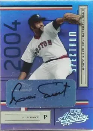 2004 Playoff Absolute Memorabilia - Signature Spectrum Silver #40 - Luis Tiant - Boston Red Sox