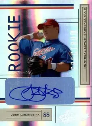 2004 Playoff Absolute Memorabilia - Signature Spectrum Silver #205 - Josh Labandeira - Montreal Expos