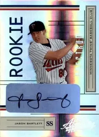 2004 Playoff Absolute Memorabilia - Signature Spectrum Silver #210 - Jason Bartlett - Minnesota Twins