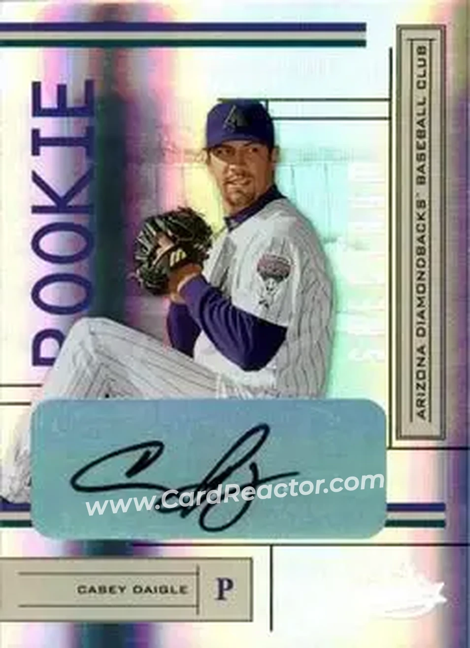 2004 Playoff Absolute Memorabilia - Signature Spectrum Silver #223 - Casey Daigle - Arizona Diamondbacks - Front