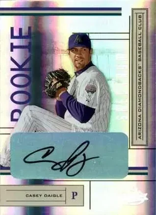 2004 Playoff Absolute Memorabilia - Signature Spectrum Silver #223 - Casey Daigle - Arizona Diamondbacks