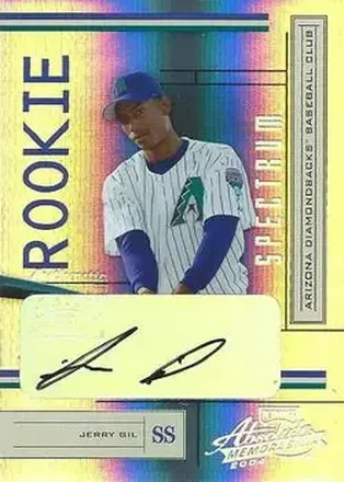 2004 Playoff Absolute Memorabilia - Signature Spectrum Silver #240 - Jerry Gil - Arizona Diamondbacks
