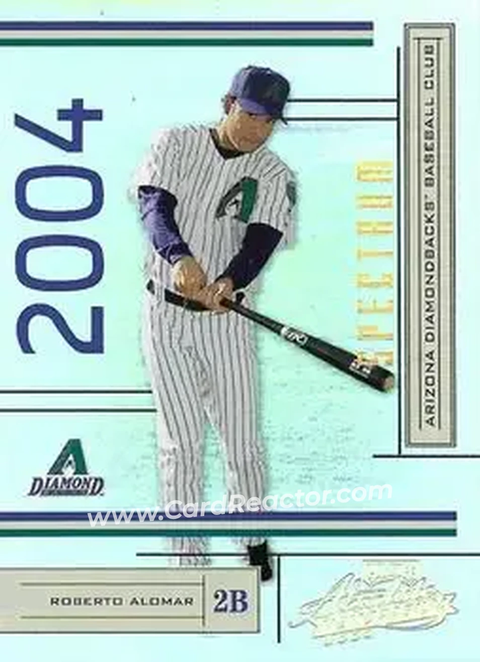 2004 Playoff Absolute Memorabilia - Spectrum Gold #15 - Roberto Alomar - Arizona Diamondbacks - Front