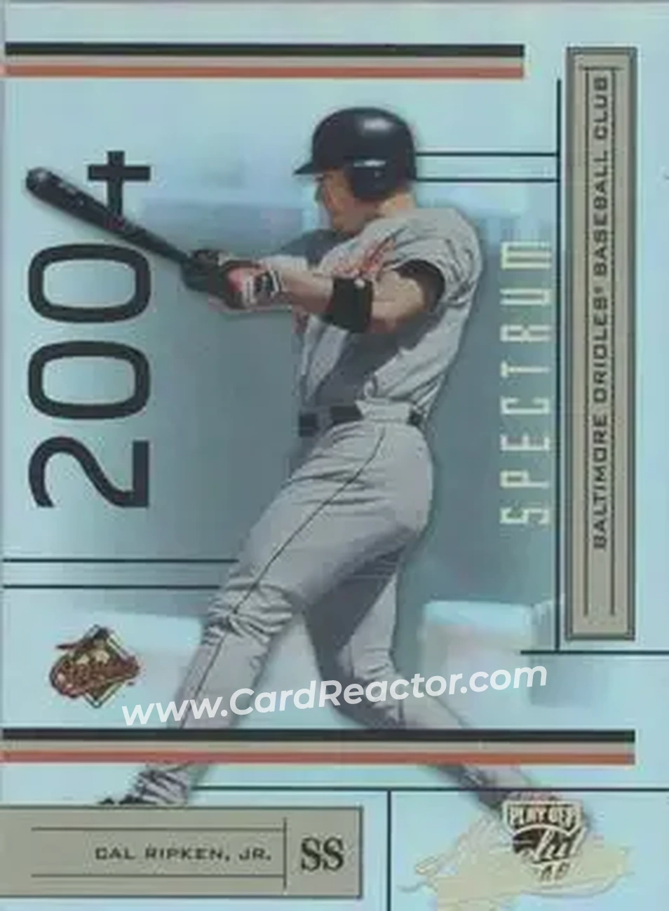 2004 Playoff Absolute Memorabilia - Spectrum Gold #27 - Cal Ripken - Baltimore Orioles - Front