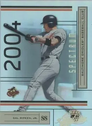 2004 Playoff Absolute Memorabilia - Spectrum Gold #27 - Cal Ripken - Baltimore Orioles