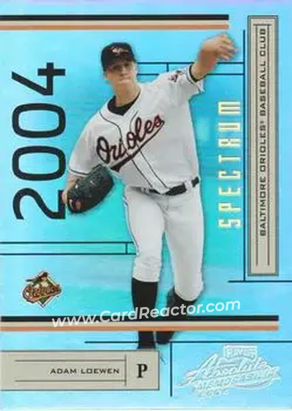 2004 Playoff Absolute Memorabilia - Spectrum Gold #29 - Adam Loewen - Baltimore Orioles - Front