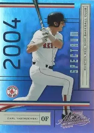 2004 Playoff Absolute Memorabilia - Spectrum Gold #34 - Carl Yastrzemski - Boston Red Sox