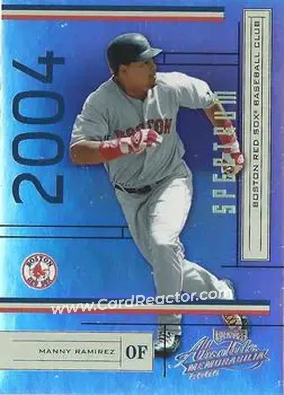 2004 Playoff Absolute Memorabilia - Spectrum Gold #35 - Manny Ramirez - Boston Red Sox - Front