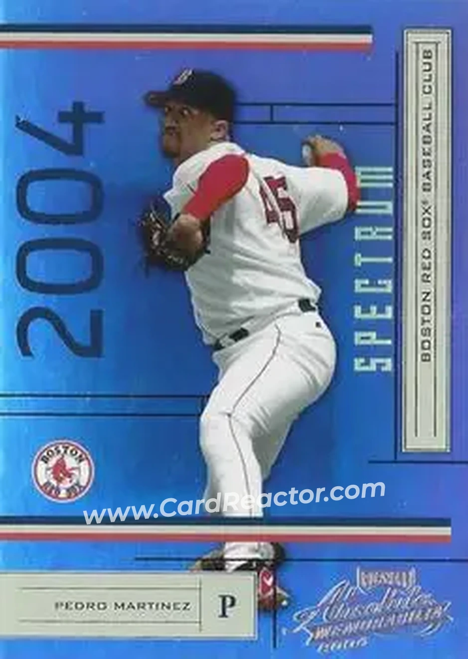 2004 Playoff Absolute Memorabilia - Spectrum Gold #38 - Pedro Martinez - Boston Red Sox - Front