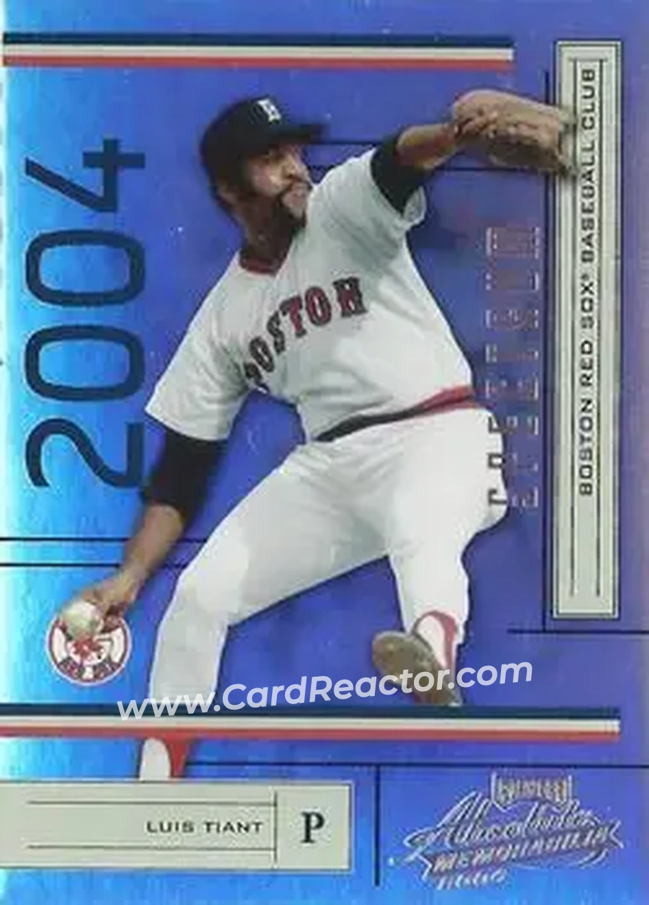 2004 Playoff Absolute Memorabilia - Spectrum Gold #40 - Luis Tiant - Boston Red Sox - Front