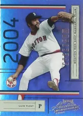2004 Playoff Absolute Memorabilia - Spectrum Gold #40 - Luis Tiant - Boston Red Sox