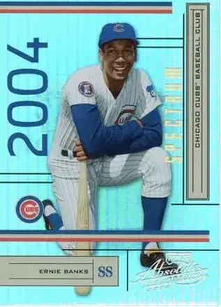 2004 Playoff Absolute Memorabilia - Spectrum Gold #47 - Ernie Banks - Chicago Cubs
