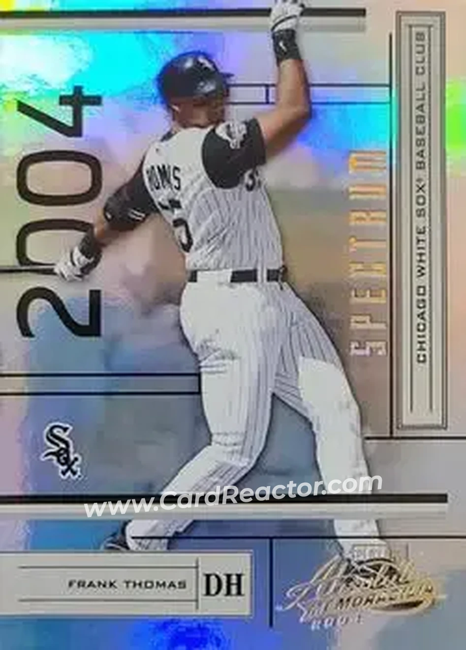 2004 Playoff Absolute Memorabilia - Spectrum Gold #51 - Frank Thomas - Chicago White Sox - Front